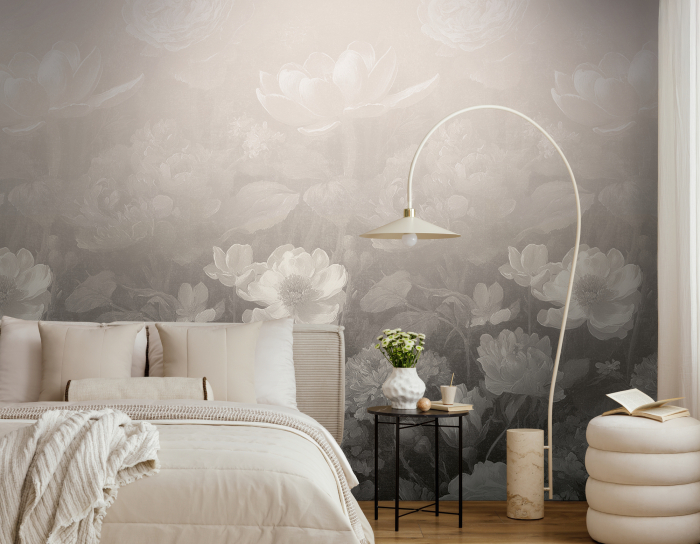 79249-1 Панно AS Creation 159*280, Гармония белых цветов