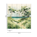 78123-1 Панно AS Creation 265*280, Прибрежная гарига 78123-1 Панно AS Creation 265*280, Прибрежная гарига