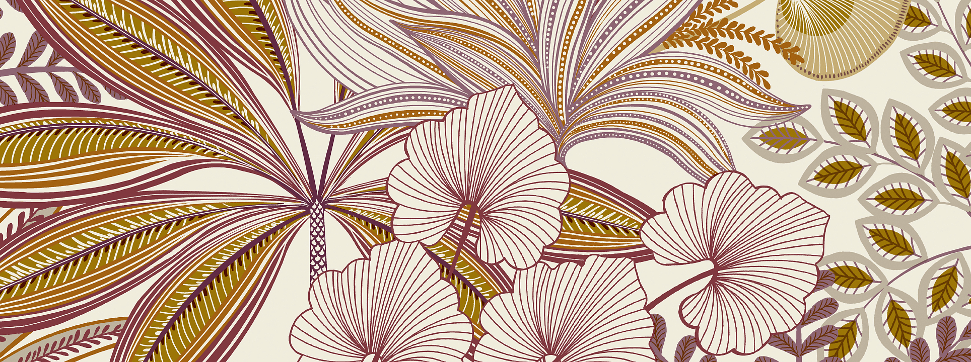 Изображение 69001 A Обои Grandeco"Каруна" 0,53 *10,05 м.