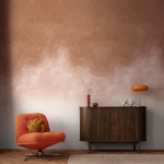 79216-4 Панно AS Creation 159*280, Облачная вуаль терракот